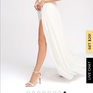 Lulus Heavenly Hues White